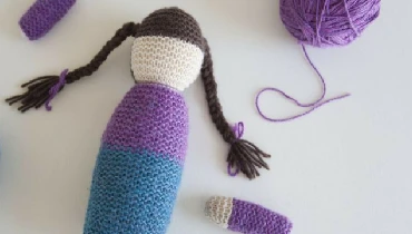 knit doll.
