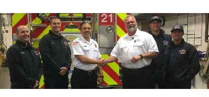 Reno Fire Department thanks Dryer Vent Wizard for smoke alarms